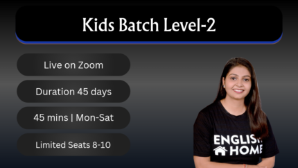 Kids Batch Level-2 (Allowed After Level-1)